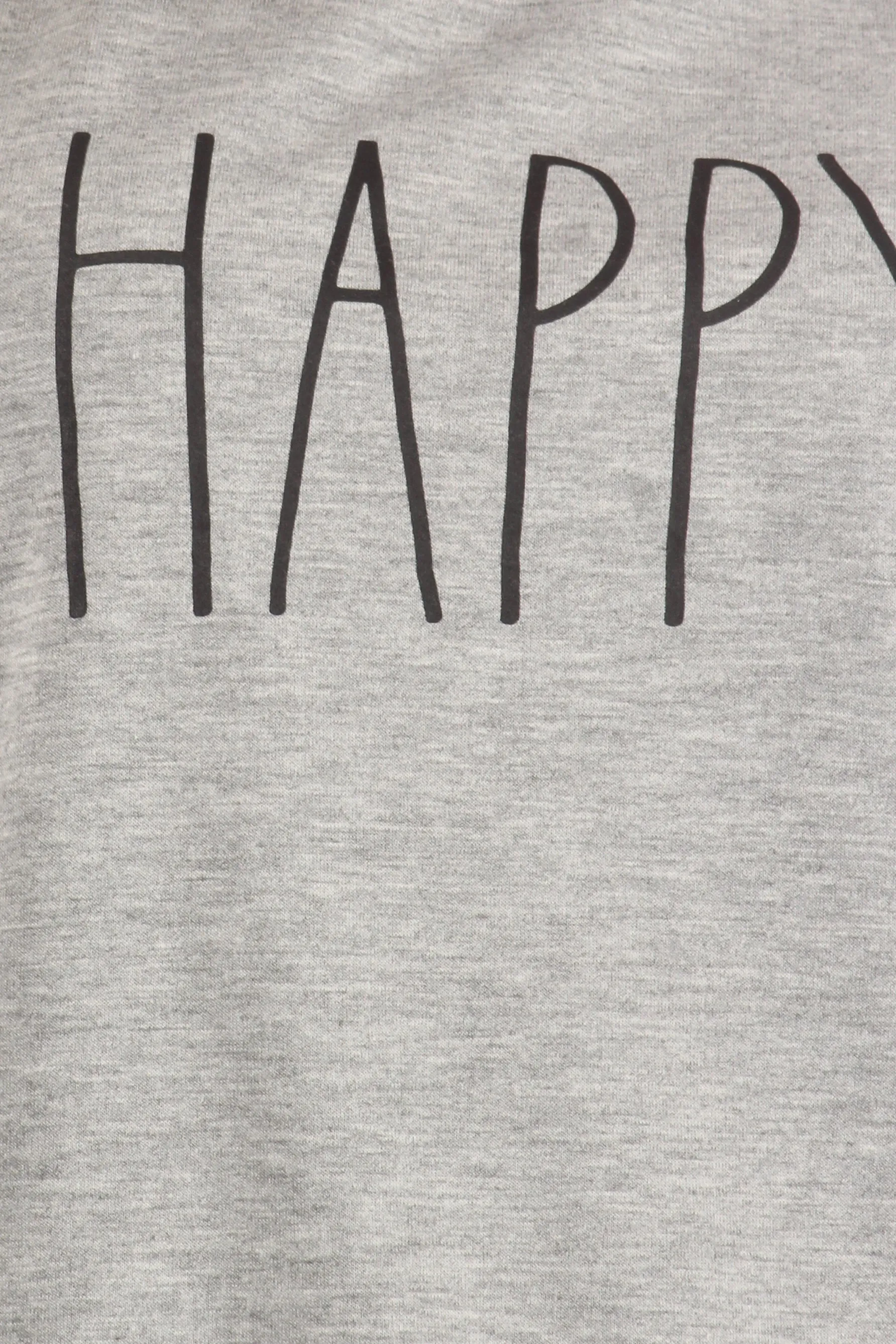 Women's "HAPPY" Studio Raglan Sweatshirt