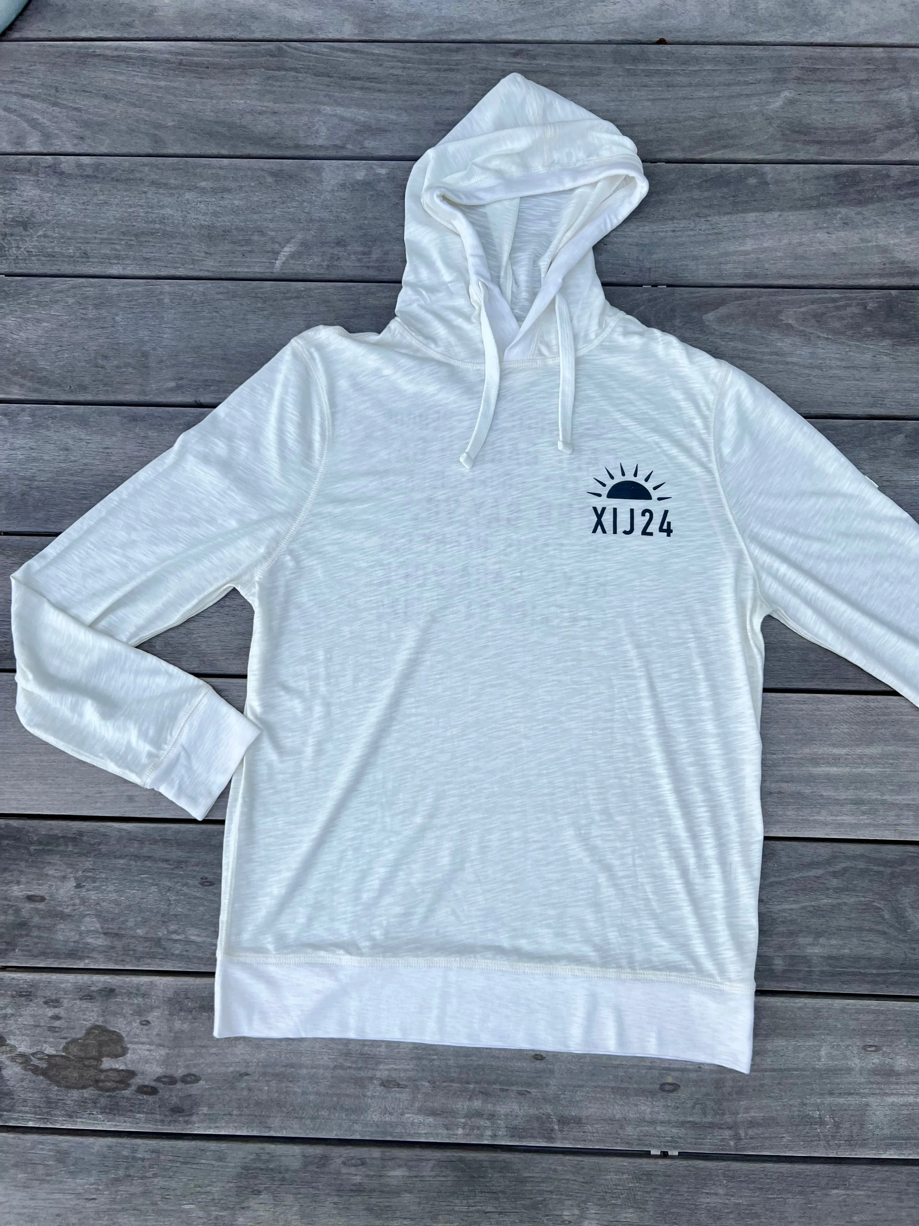 XIJ24 Island Names Hoody - White